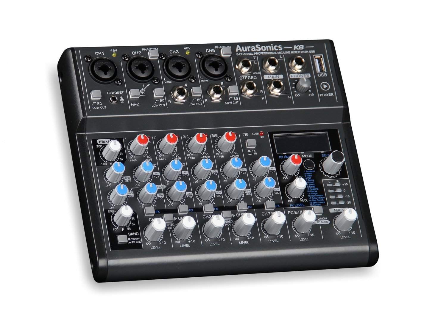 AuraSonics K8 компактный микшерный пульт в Рязанской области