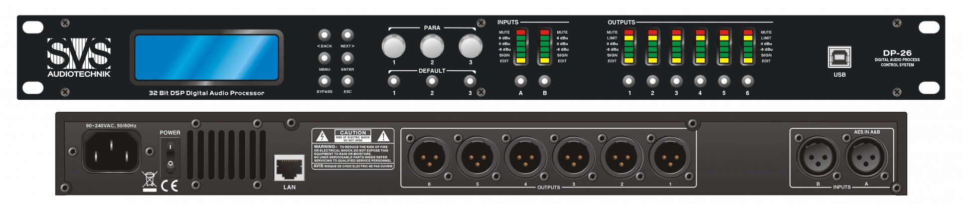 SVS Audiotechnik DP-26 Цифровой процессор: 2 входа 6 выходов в Рязанской области