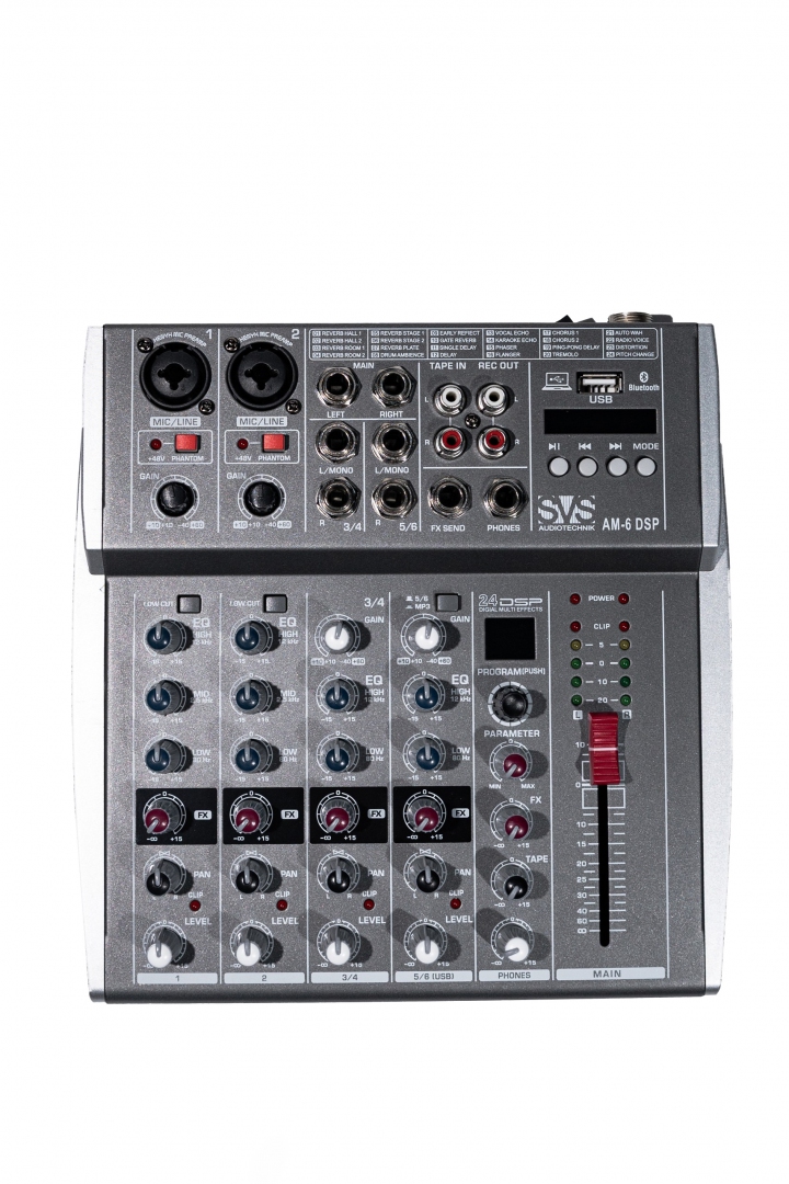 SVS Audiotechnik mixers AM-6 DSP Микшерный пульт аналоговый, 6-канальный SVS Audiotechnik mixers в Рязанской области